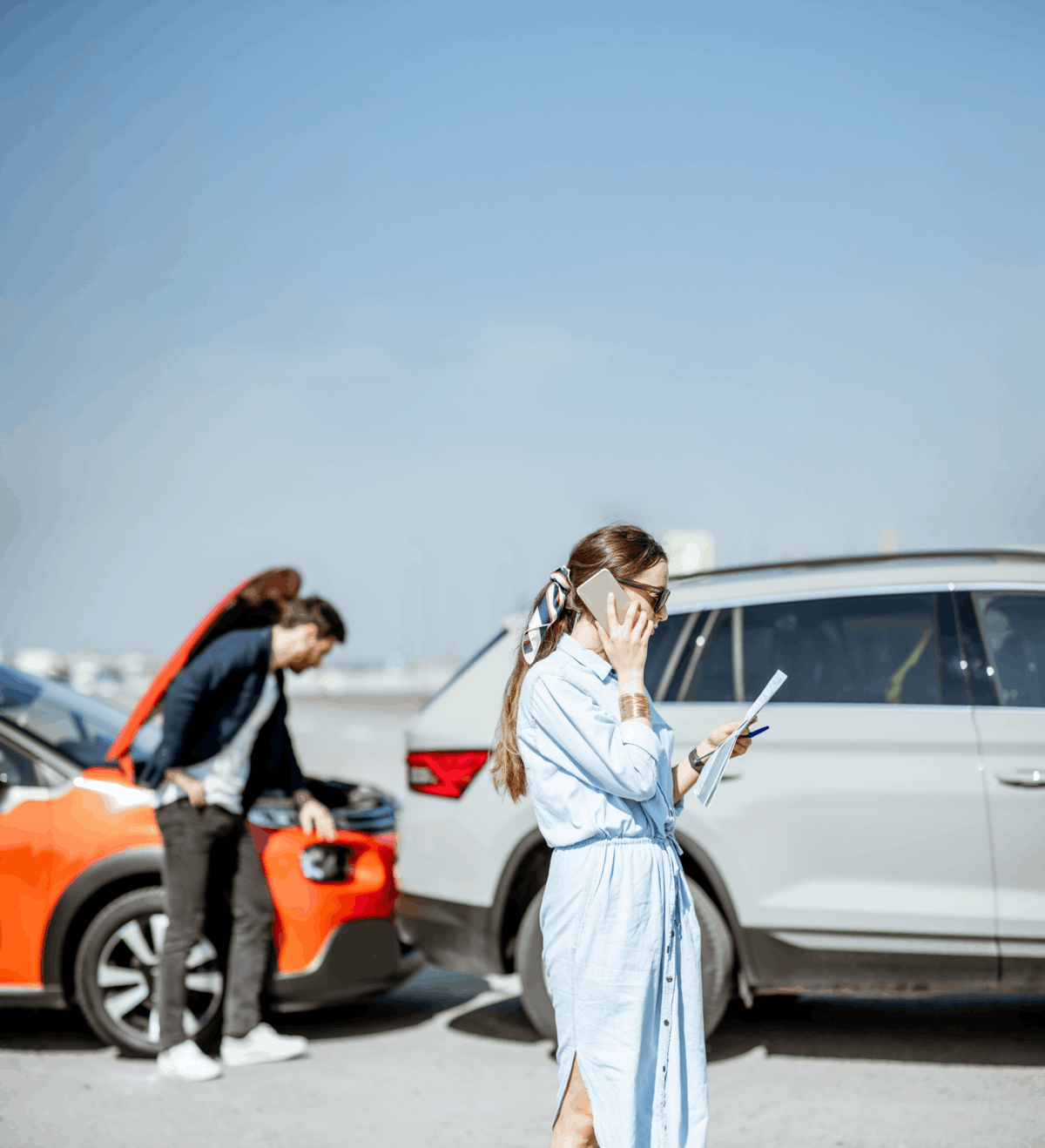Autoturism după un eveniment asigurat CASCO